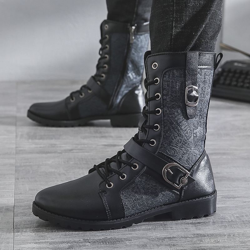 Men's British style ankle boots, lined
