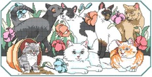 DIM00211 Purrfect Garden