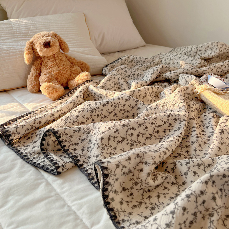 Cotton Muslin Blanket for Kids, 120x150cm