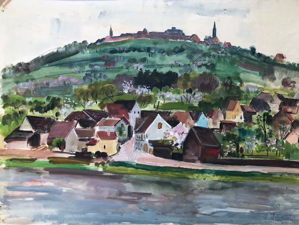 Die Bergfeste Dilsberg bei Heidelberg 1941