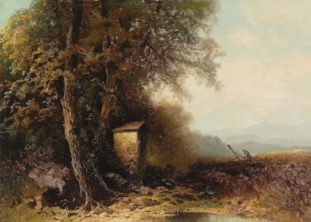 A Landscape in Autumn with Wayside Shrine 1942