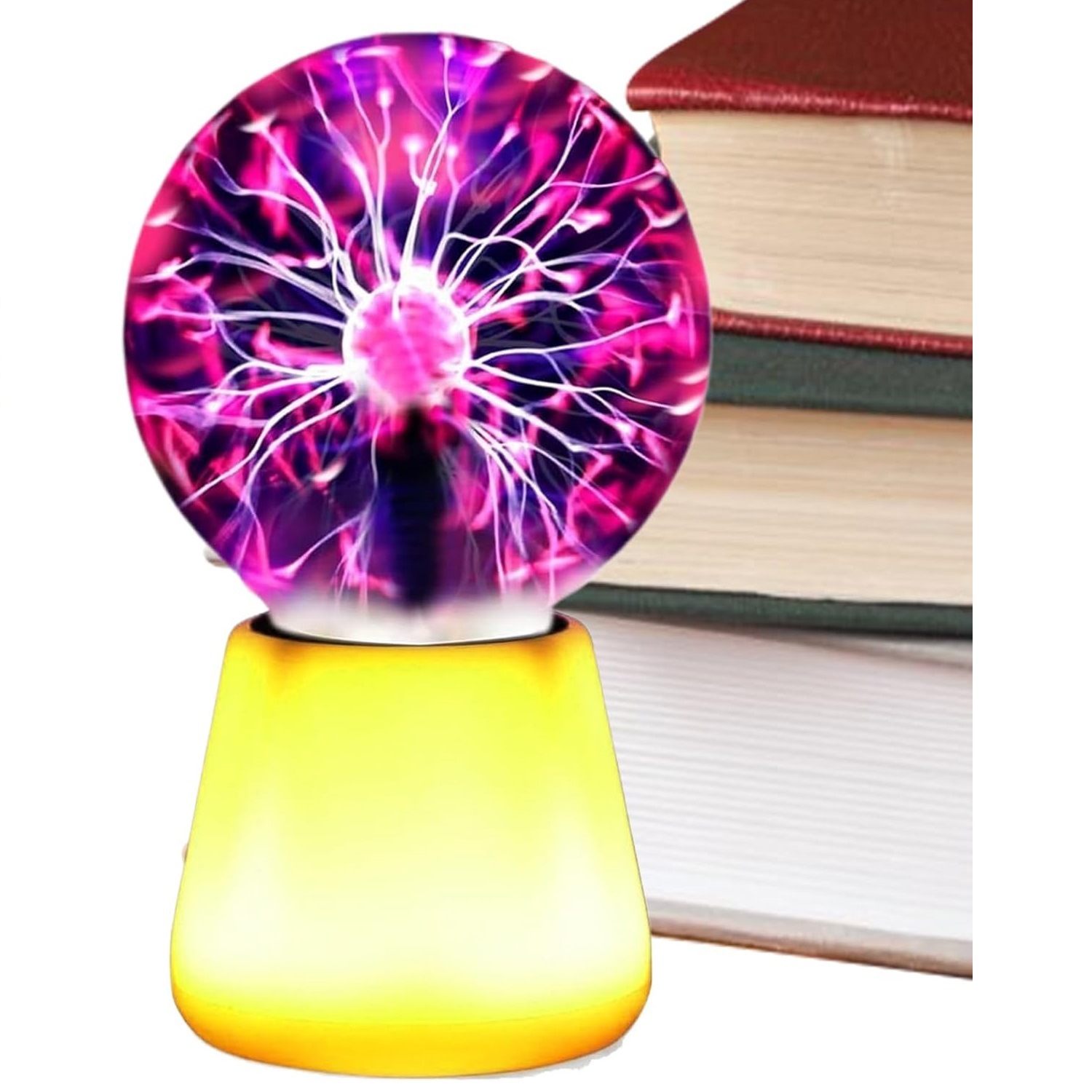 Plasma-Kugelleuchte mit Farbwechsel