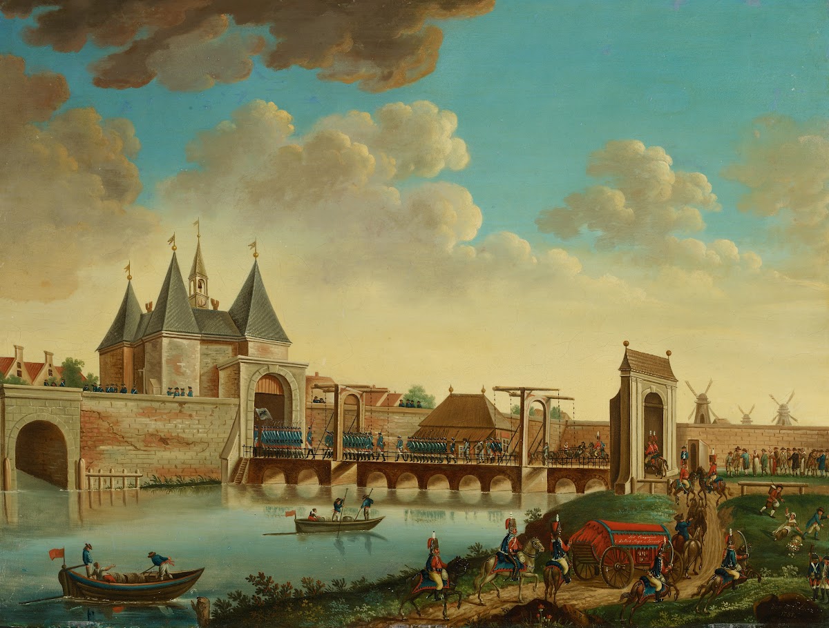 Intocht Der Pruisische Troepen In Amsterdam Op 10 Oktober 1787 1800