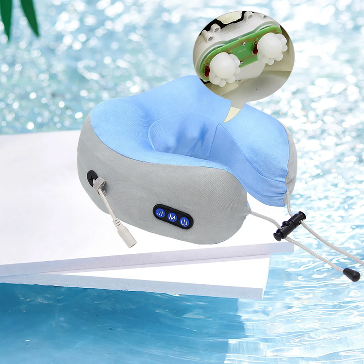 Electric Neck Massage Pillow with USB Charging