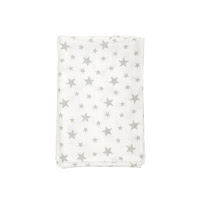 Пеленка Twins муслиновая 110х75 Звездочка серая