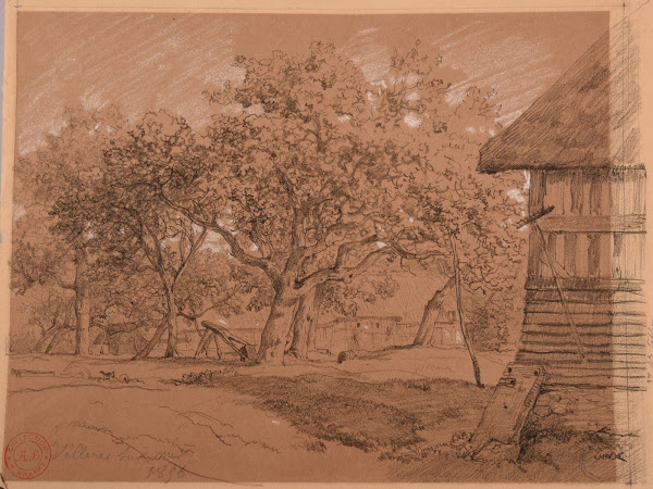 Cour de ferme 1856