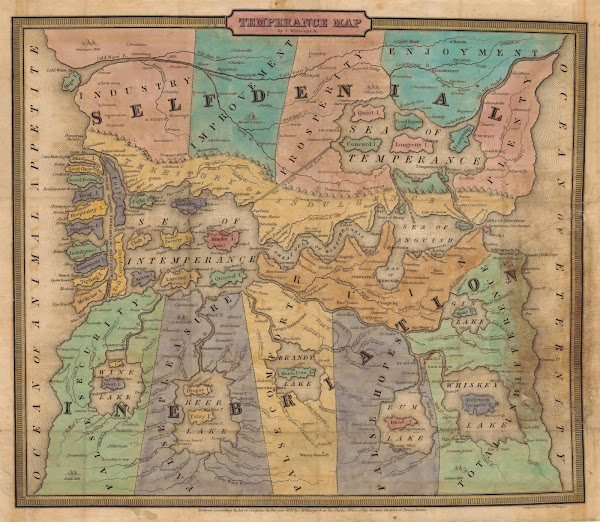 Temperance Map 1838