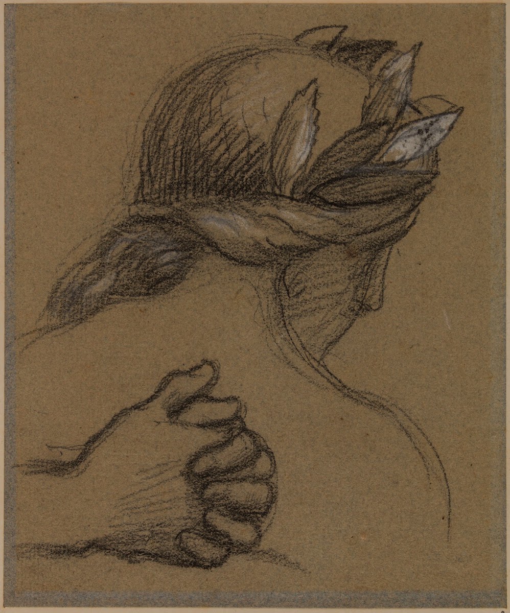 Etude de tête et de mains 1886 1889