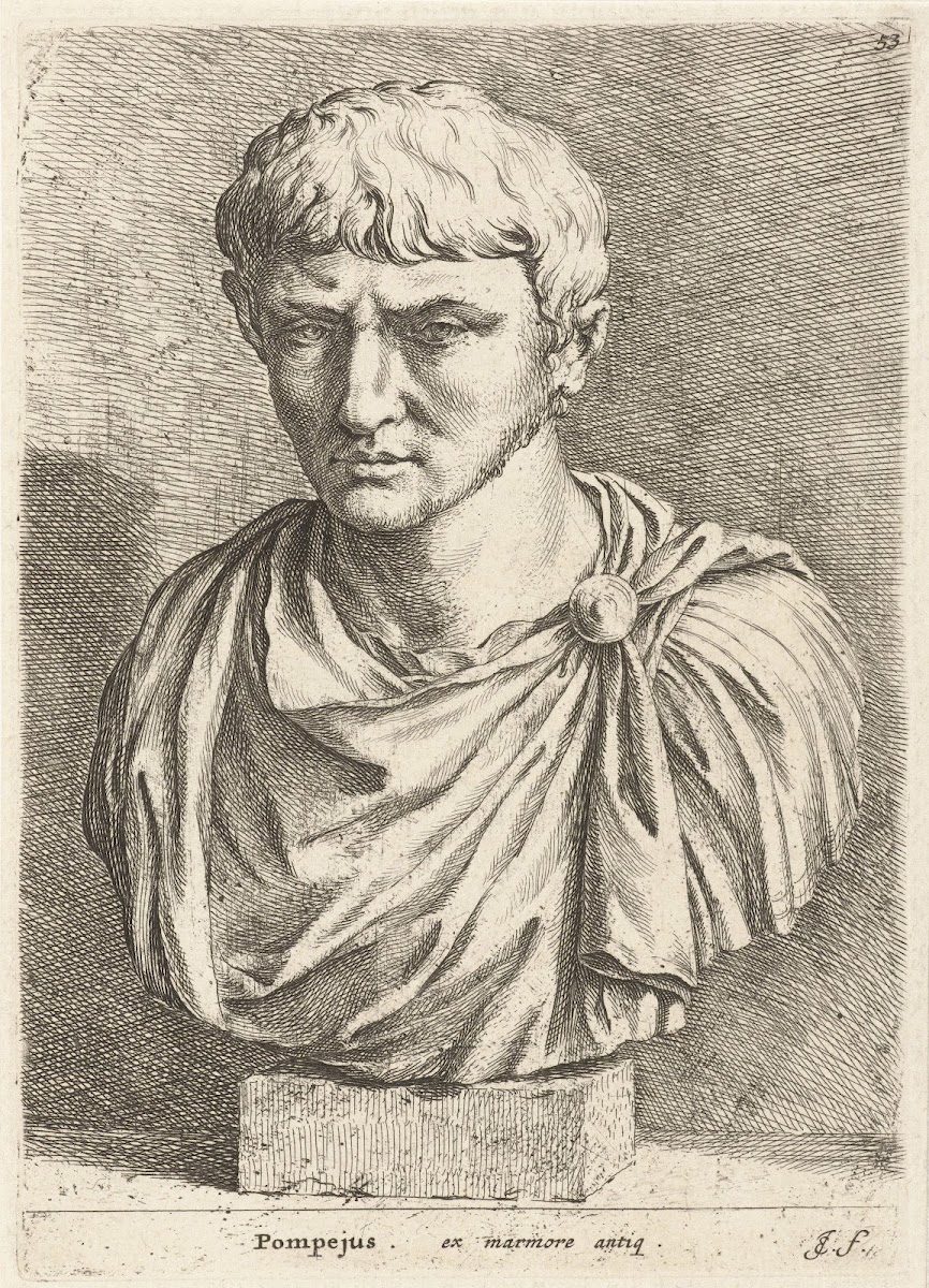 Portrait bust of Pompey 1666 1671