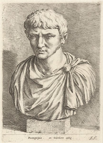 Portrait bust of Pompey 1666 1671