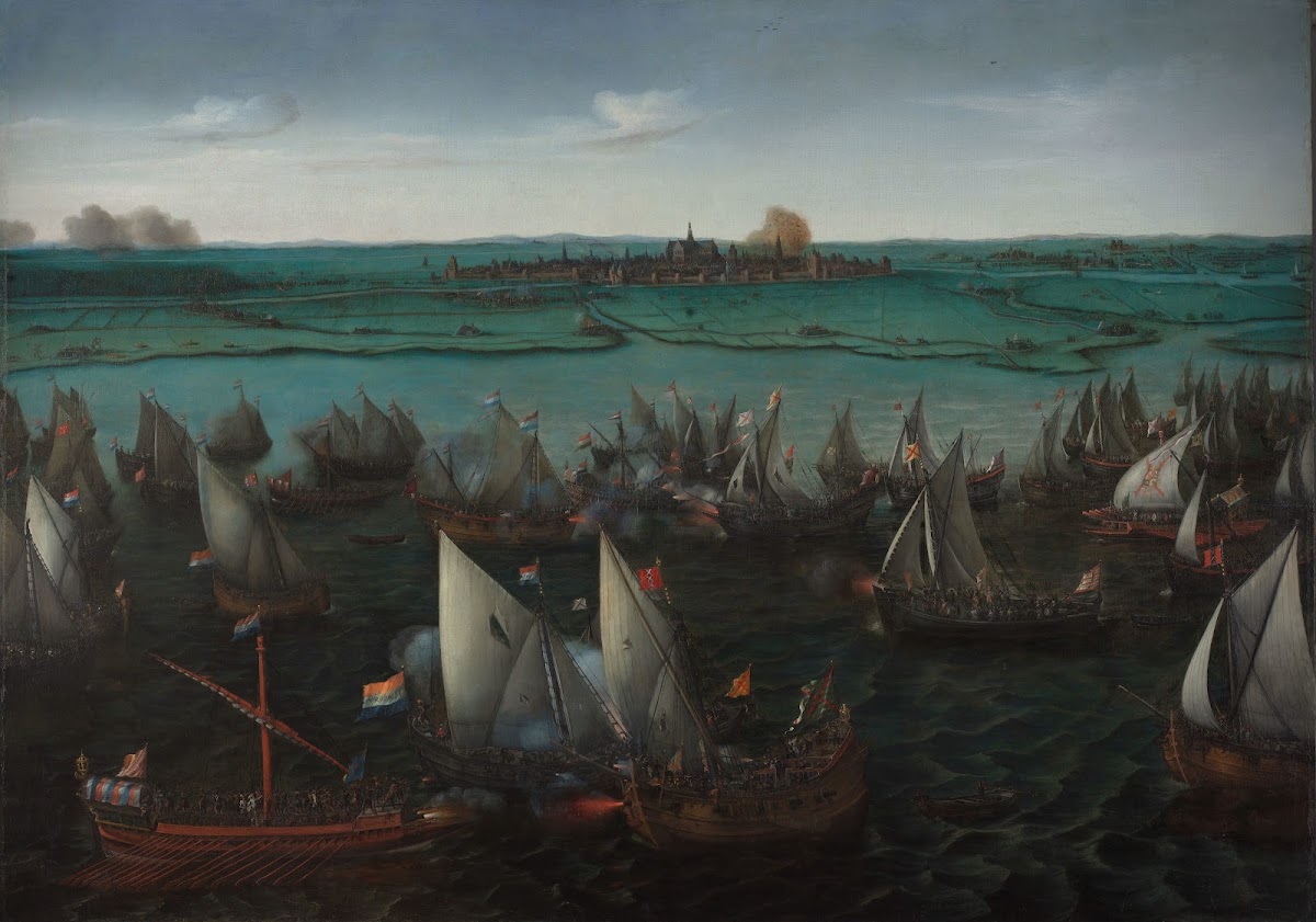 Battle between Dutch and Spanish Ships on the Haarlemmermeer in or after 1629