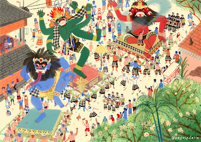 Ogoh-Ogoh Diarak (The Ogoh-Ogoh Parade)