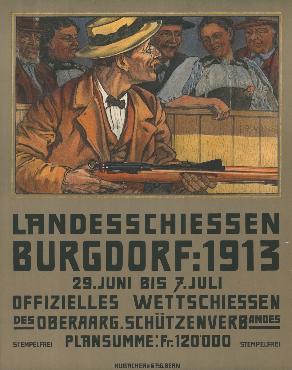 Landesschiessen Burgdorf 1913 Offizielles Wettschiessen Des Oberaargischen SchüT