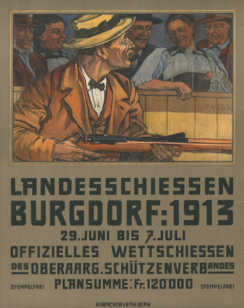 Landesschiessen Burgdorf 1913 Offizielles Wettschiessen Des Oberaargischen SchüT