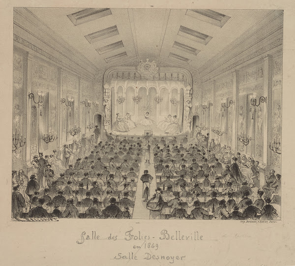 Salle des Folies Belleville en 1869