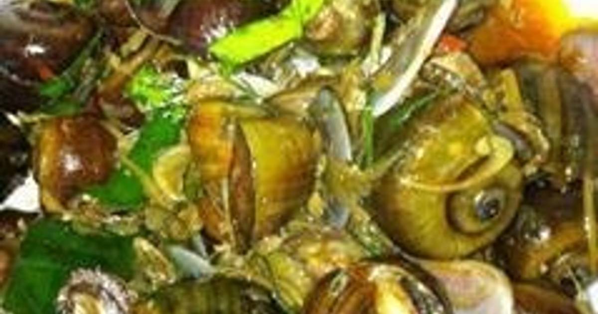 Ốc mít xào sa tế chua ngọt