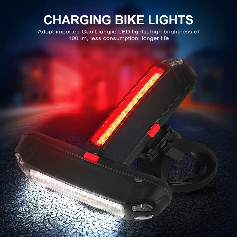 USB Bicycle Rear Light with LED