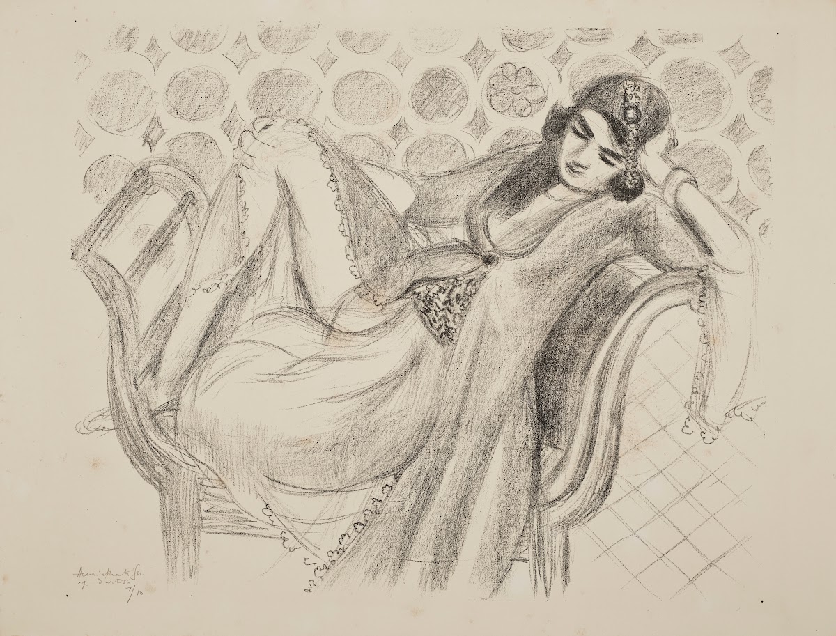 Repos sur la banquette 1929