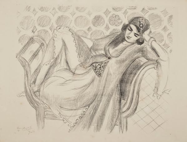 Repos sur la banquette 1929