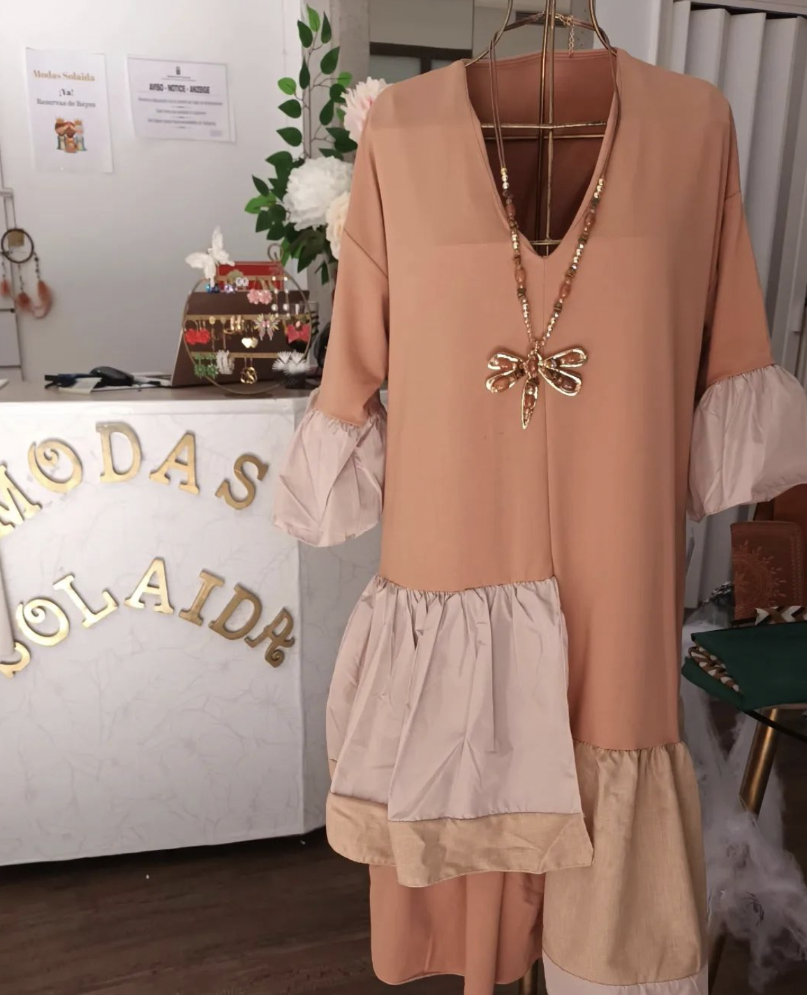  Vestido Naranja
