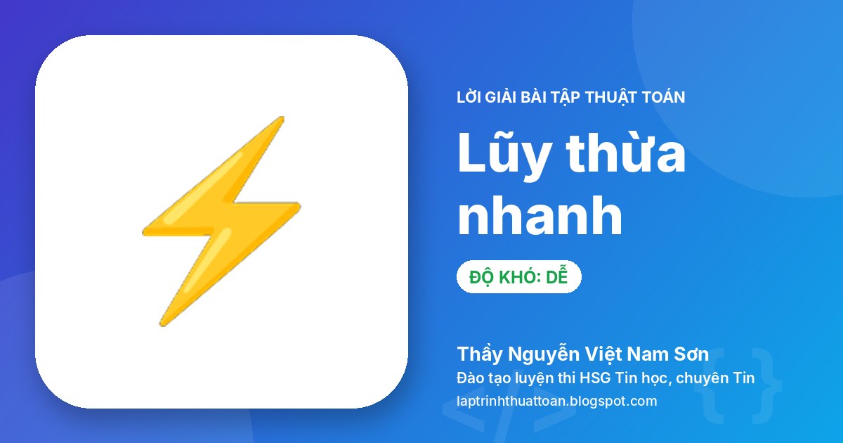 Lũy thừa nhanh