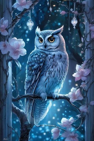 Owl Art Picture