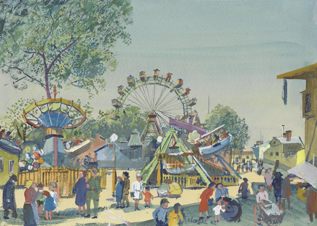 Im Wurstelprater 1942