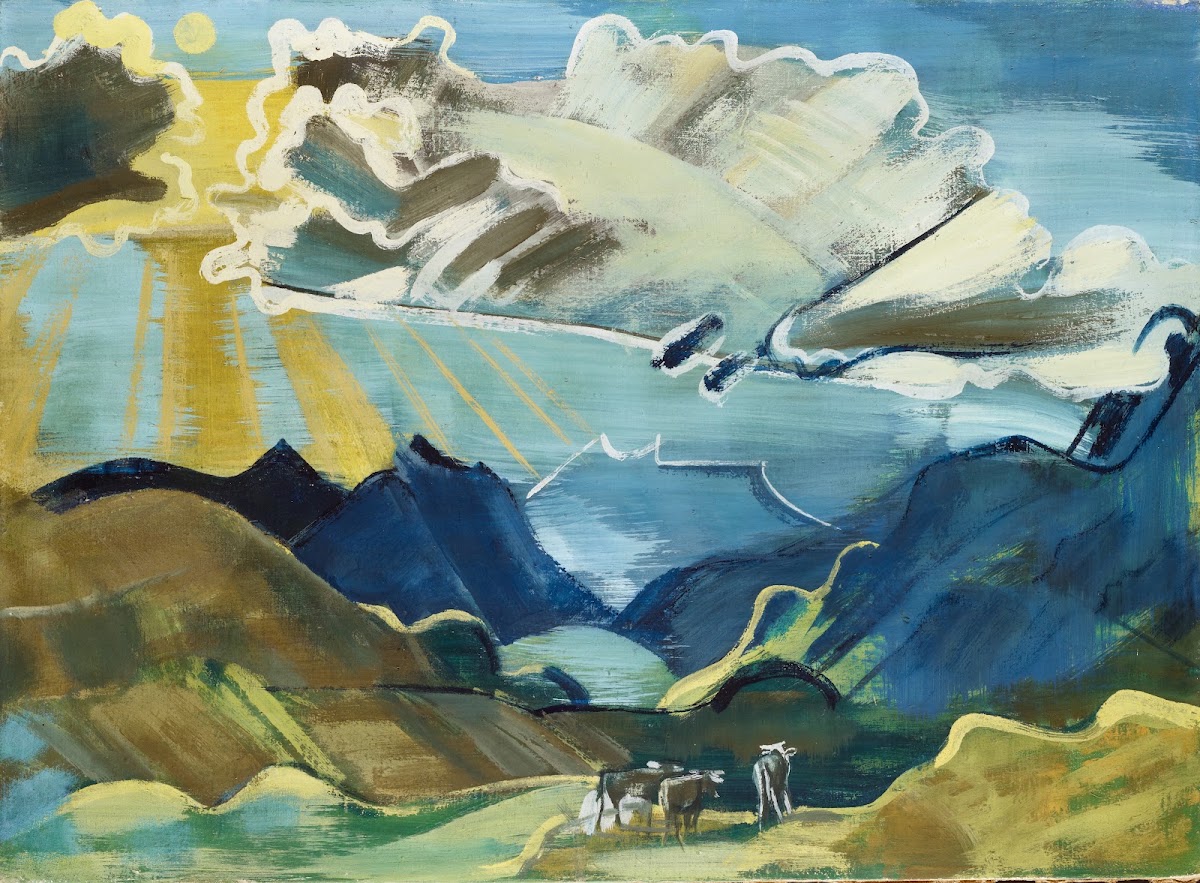 Balmalp With Schächental And Urirotstock 1927 1928