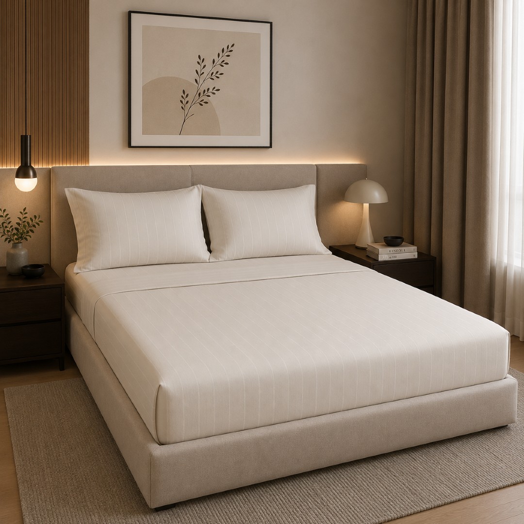 Set de sábanas de algodón Home & More™ 500 hilos