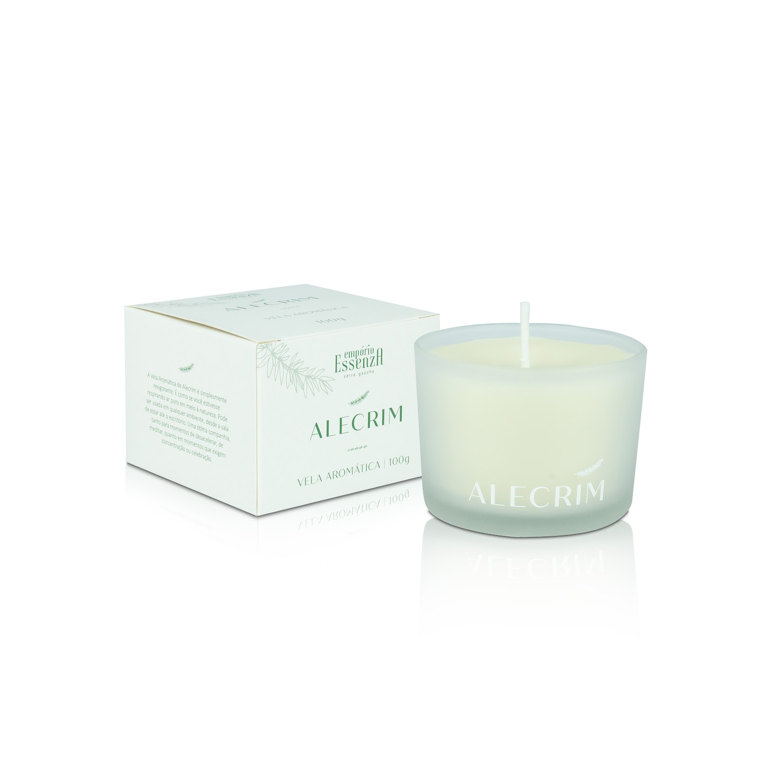 Vela Aromática Alecrim 100gr — Velas Aromáticas