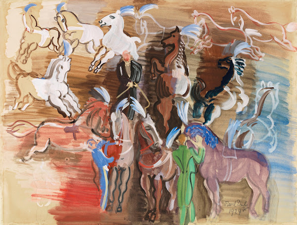 Chevaux de cirque 1924