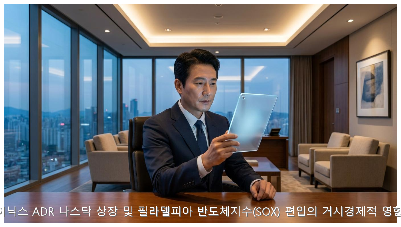 SK하이닉스 ADR 나스닥 상장 및 필라델피아 반도체지수(SOX) 편입의 거시경제적 영향 분석 핵심 안내 및 분석 인포그래픽 (2)
