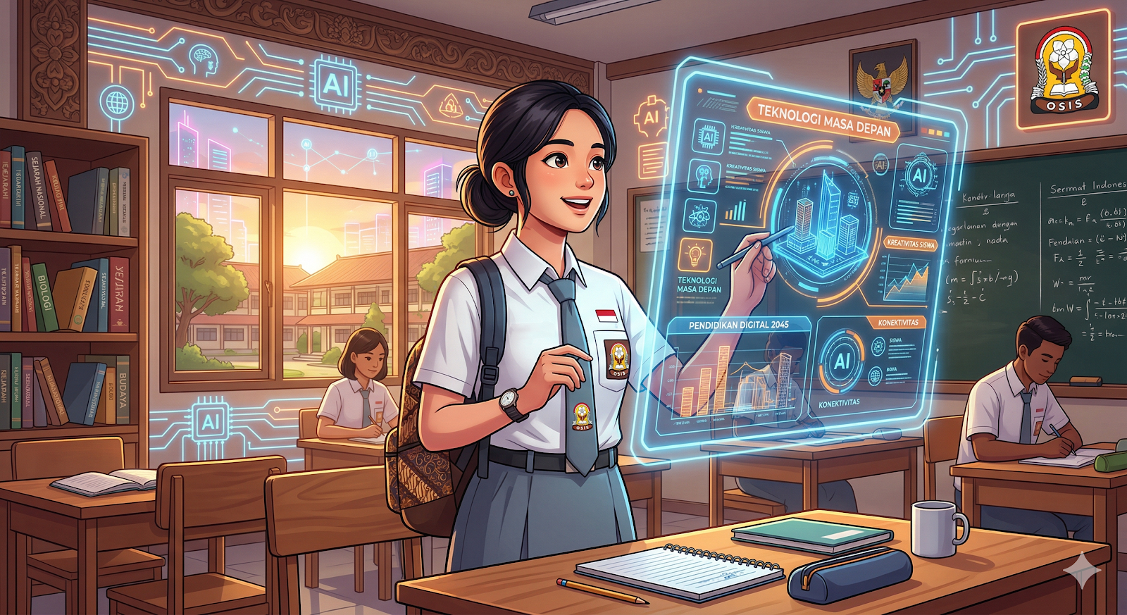 Ilustrasi OSIS MPK masa kini