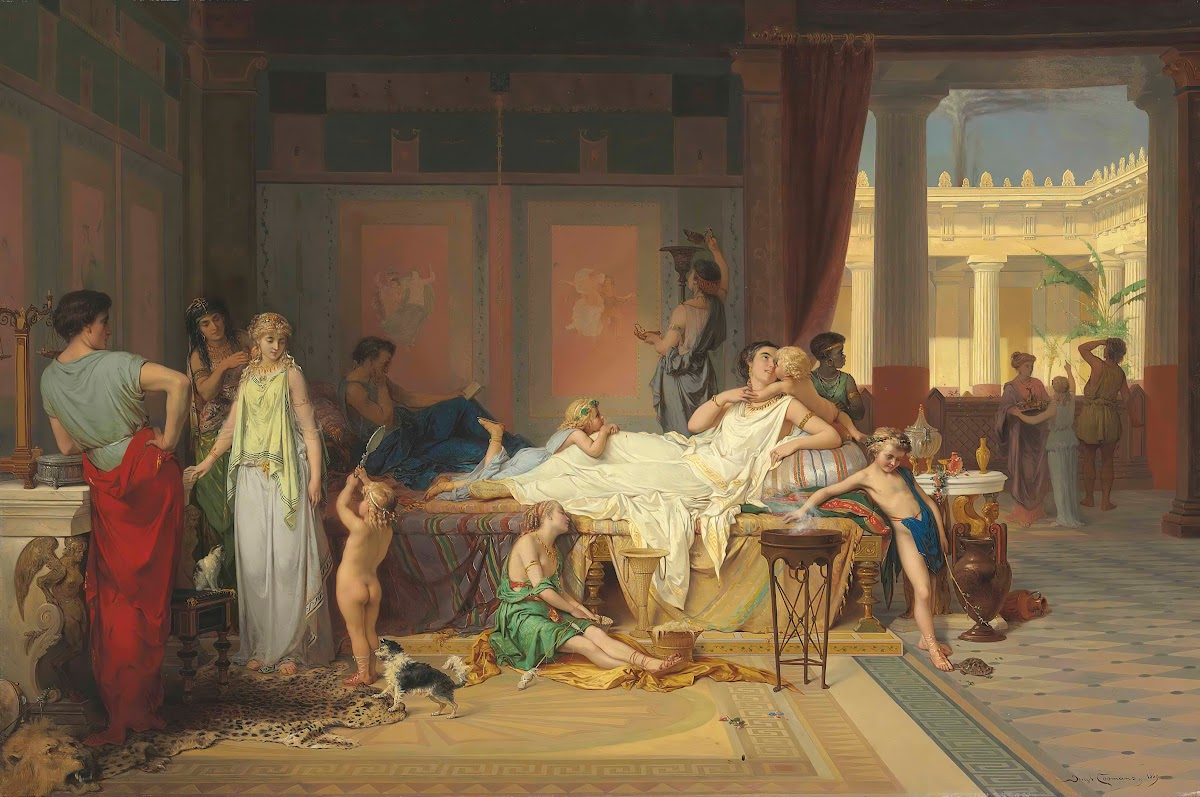 The Last Hour of Pompeii  The House of the Poet 1869