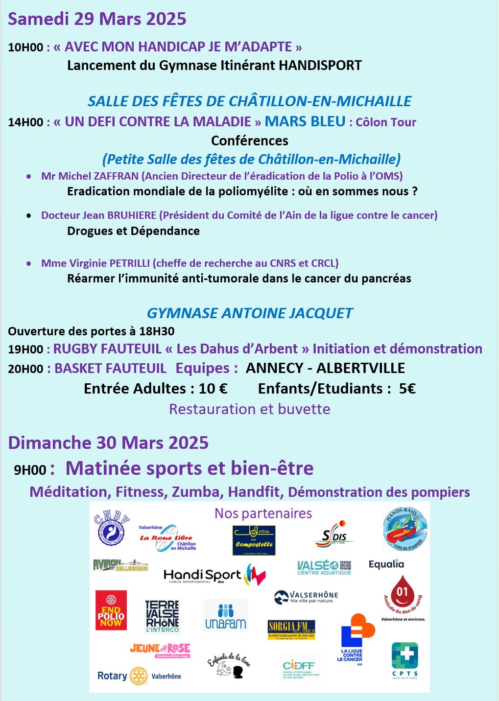 Entraînement sur l'eau