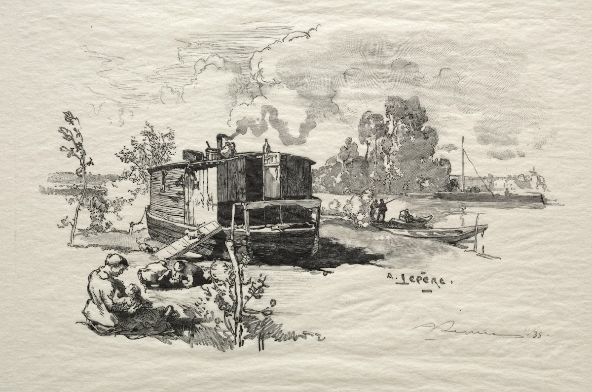 Bateau logement c 18701918