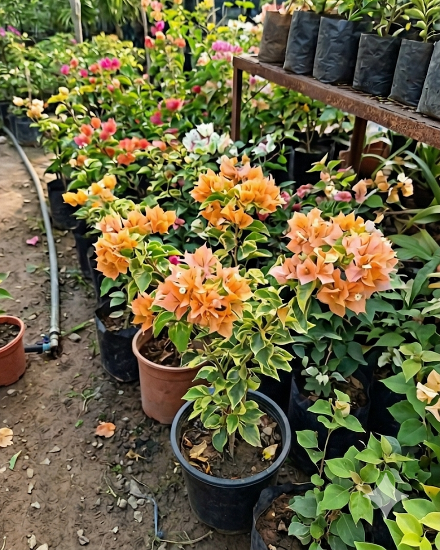 Imported Mahara Orange Bougainvillea Plant — view 5