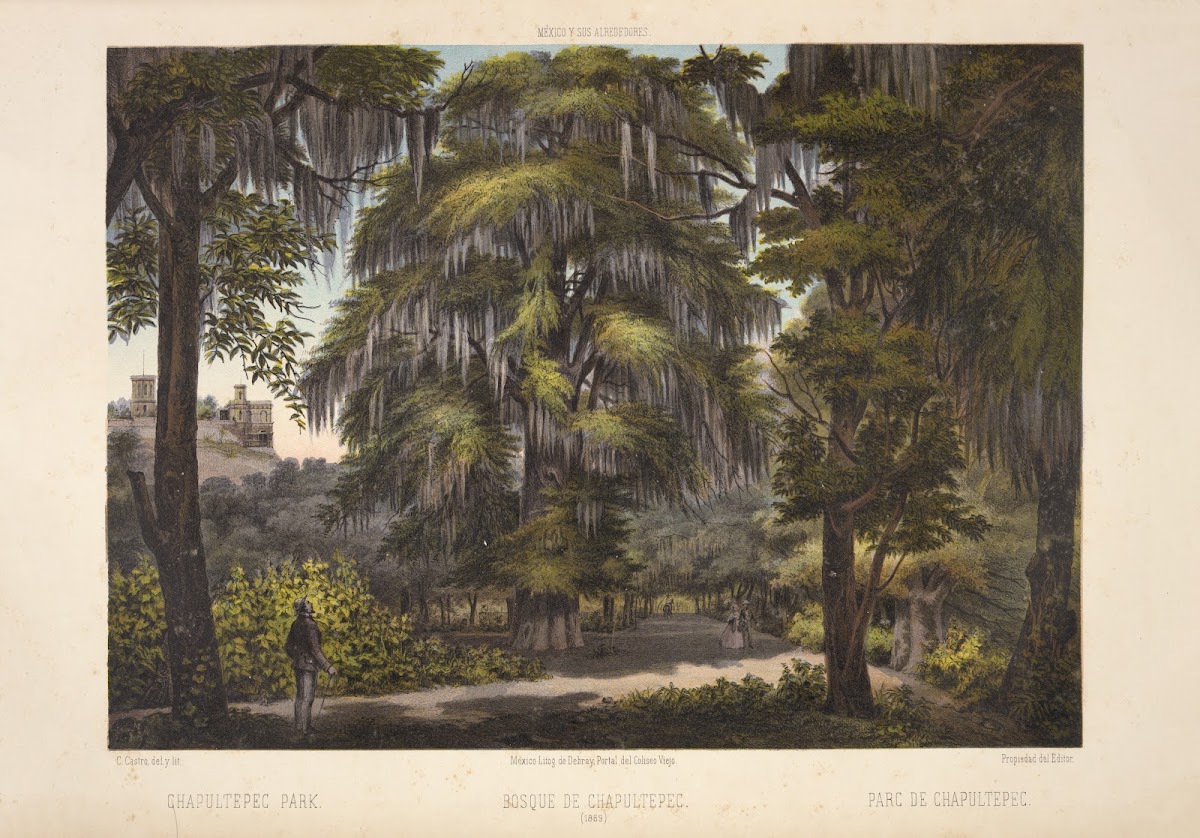 Chapultepec park 1869