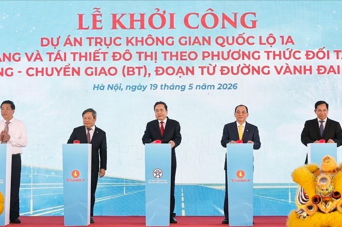 Hà Nội khởi công Dự án Trục không gian Quốc lộ 1A gần 162.000 tỷ đồng - Đài Phát thanh và truyền hình Hà Nội