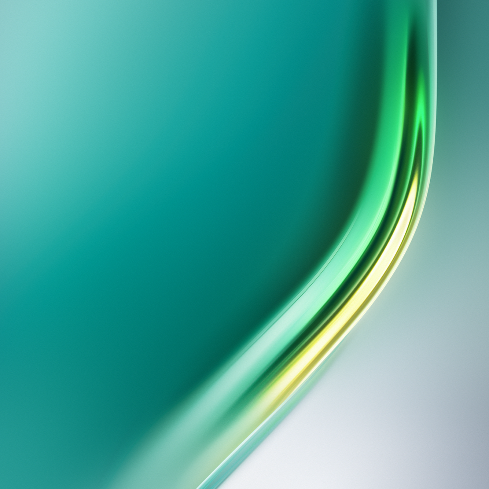Download Fluid Shiny Teal Abstract Curve Full HD iPhone