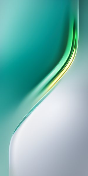 Fluid Shiny Teal Abstract Curve Full HD iPhone Wallpaper Background