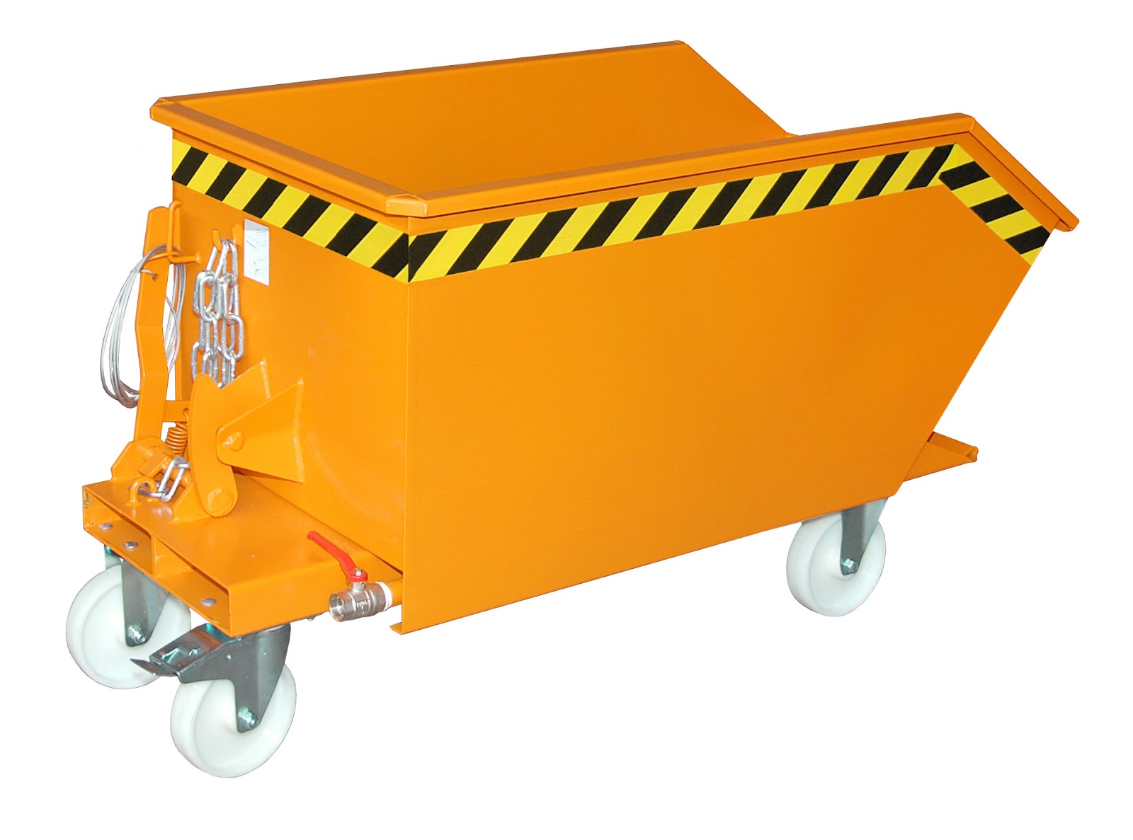 Spaander-kiepcontainer SGU 30, gelakt, Geeloranje