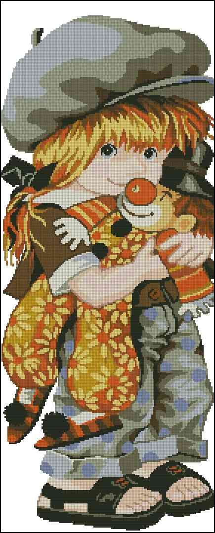CMP 180110 Girl With Clown