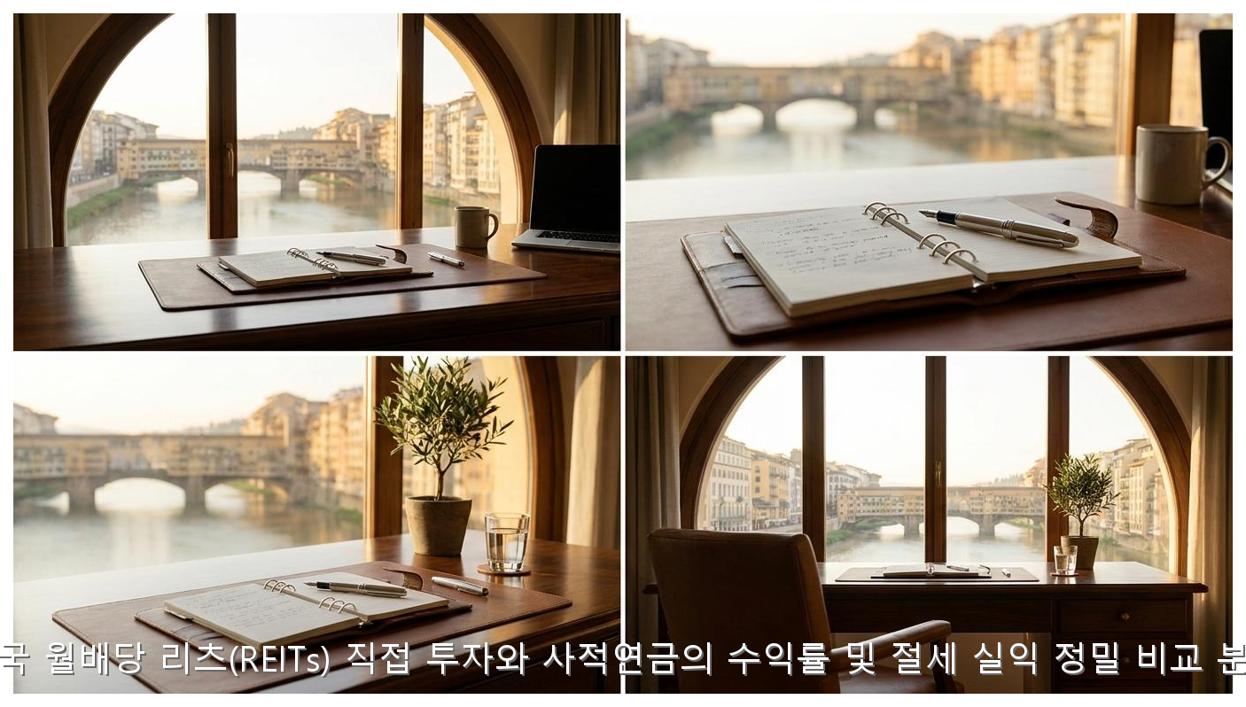 미국 월배당 리츠 직접 투자와 사적연금 절세 실익 비교 핵심 안내 및 분석 인포그래픽 (4)