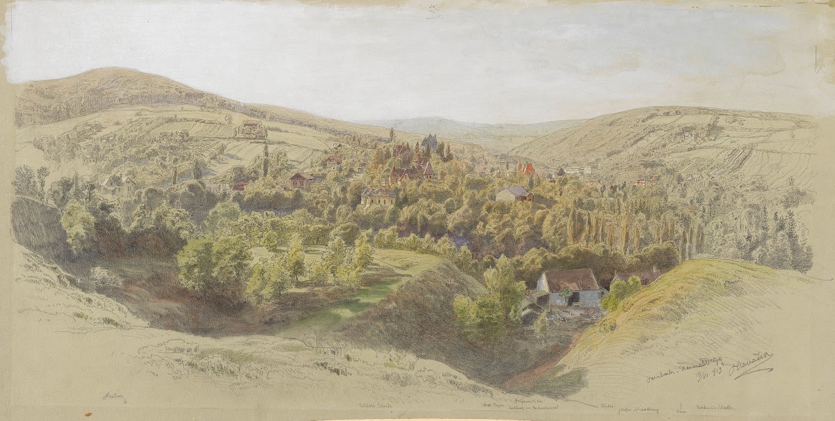 Blick auf Dornbach und Neuwaldegg 1913