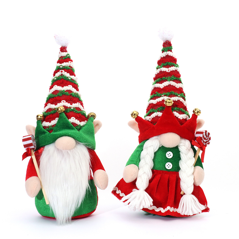 Christmas Gnome Pair Decorative Figures