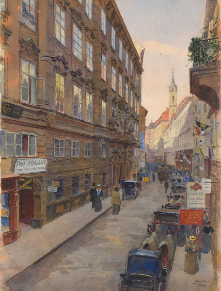 Die Singerstrasse 1900