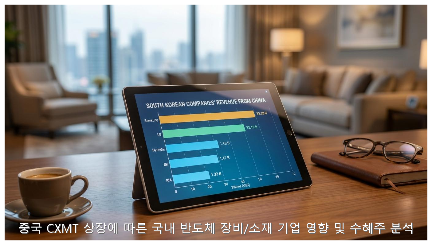 중국 CXMT 상장에 따른 국내 반도체 장비/소재 기업 영향 및 수혜주 분석 핵심 안내 및 분석 인포그래픽 (7)