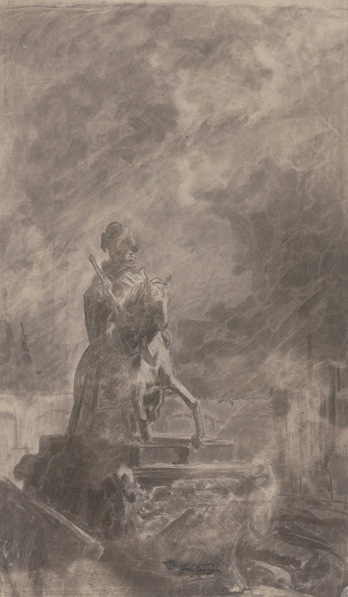Equestrian monument ca 1845  1850