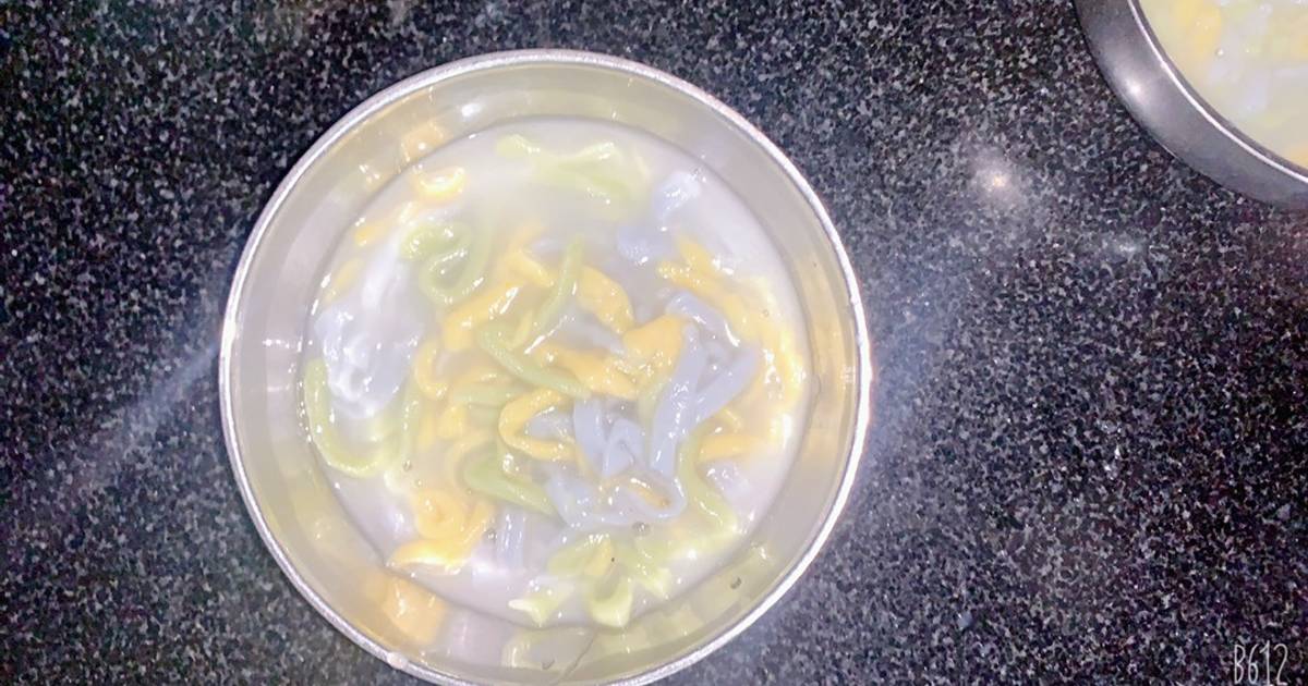 Bánh canh rau củ nước hầm xương cho bé